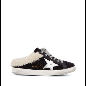 Golden Goose Black and White Star Sneakers